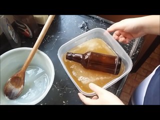 Como fazer bolo garrafa de cerveja/ bolo garrafa de skol.