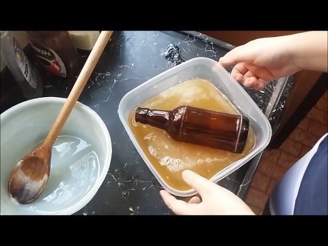 Como fazer bolo garrafa de cerveja/ bolo garrafa de skol.
