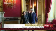John Kerry arrives in Paris ahead of the Syria and Libya talks