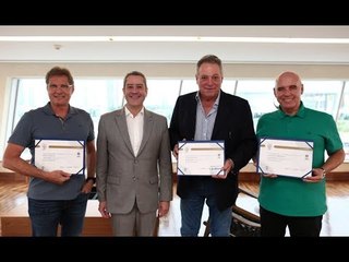 Abel Braga, Oswaldo de Oliveira e Valdir Espinosa recebem Licença Honorária da CBF Academy