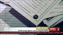 22,000 ISIL foreign fighters' names allegedly leaked