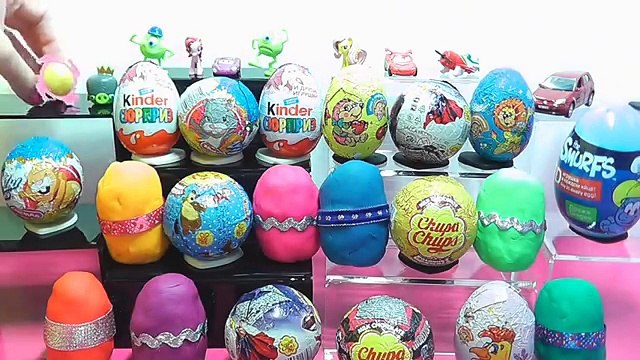 30 Surprise eggs, Маша и Медведь Kinder Surprise Disney Pixar Cars 2 Toys kinder