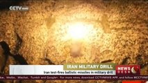 Iran tests ballistic missiles in military drills