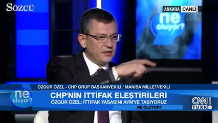 Özgür Özel: İttifak yasasını AYM'ye taşıyoruz