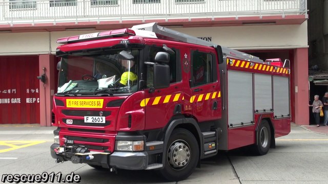 [Hong Kong] Major Pump HKFSD Wan Chai Fire Station