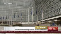 Donald Tusk says no guarantee of 