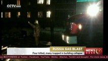 Four dead as building collapses in gas explosion in Russia