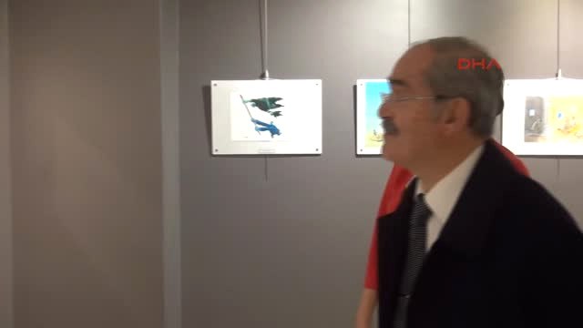 Eskişehir 34'üncü Aydın Doğan Uluslararası Karikatür Yarışması Sergisi Eskişehir'de Açıldı