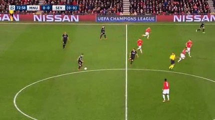Wissam Ben Yedder Goal - Manchester United 0-1 Sevilla - 13.03.2018 ᴴᴰ