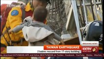 Taiwan earthquake: 2 babies rescued from 17-story building