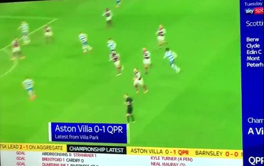 Ryan Manning Goal  Aston Villa 0-1 QPR