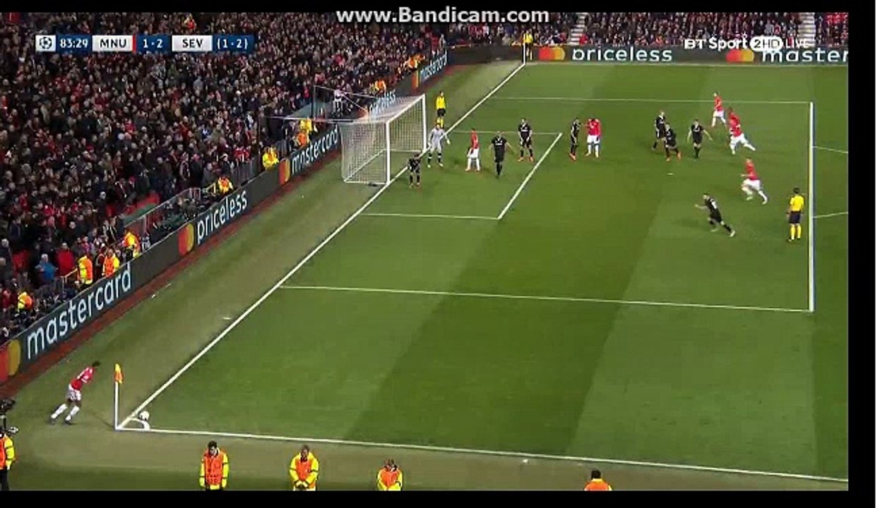Romelu Lukaku Manchester United 1 - 2 Sevilla