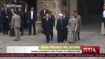 Iranian president visits France to enhance relations