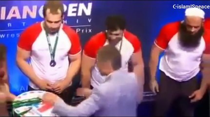 Reaction of muslim player after watching a girl