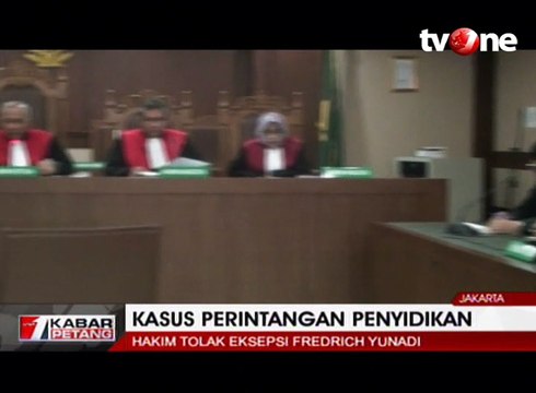 Majelis Hakim Tipikor Tolak Eksepsi Fredrich Yunadi