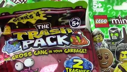Mystery Surprise Blind Bags Trash Packs Lego Series 11 Unboxing Toy Review