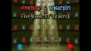 【舞秋風小遊戲時間】火男水女 之 森林神殿 Fireboy & Watergirl In The Forest Temple
