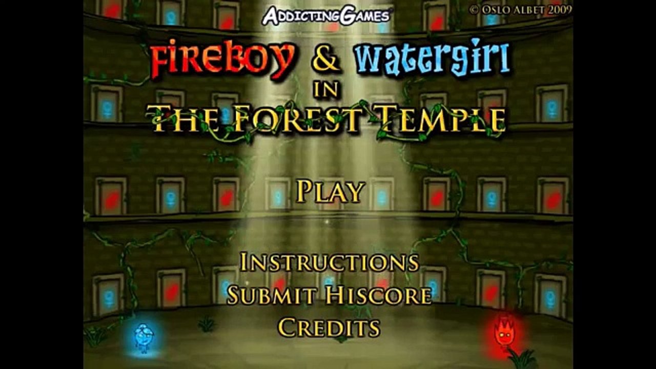 【舞秋風小遊戲時間】火男水女 之 森林神殿 Fireboy & Watergirl In Th...