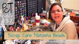 Making Natasha Beads From Polymer Cane Pieces