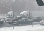 Pileup Involving 50  Vehicles Snarls Traffic on Morrow County Highway