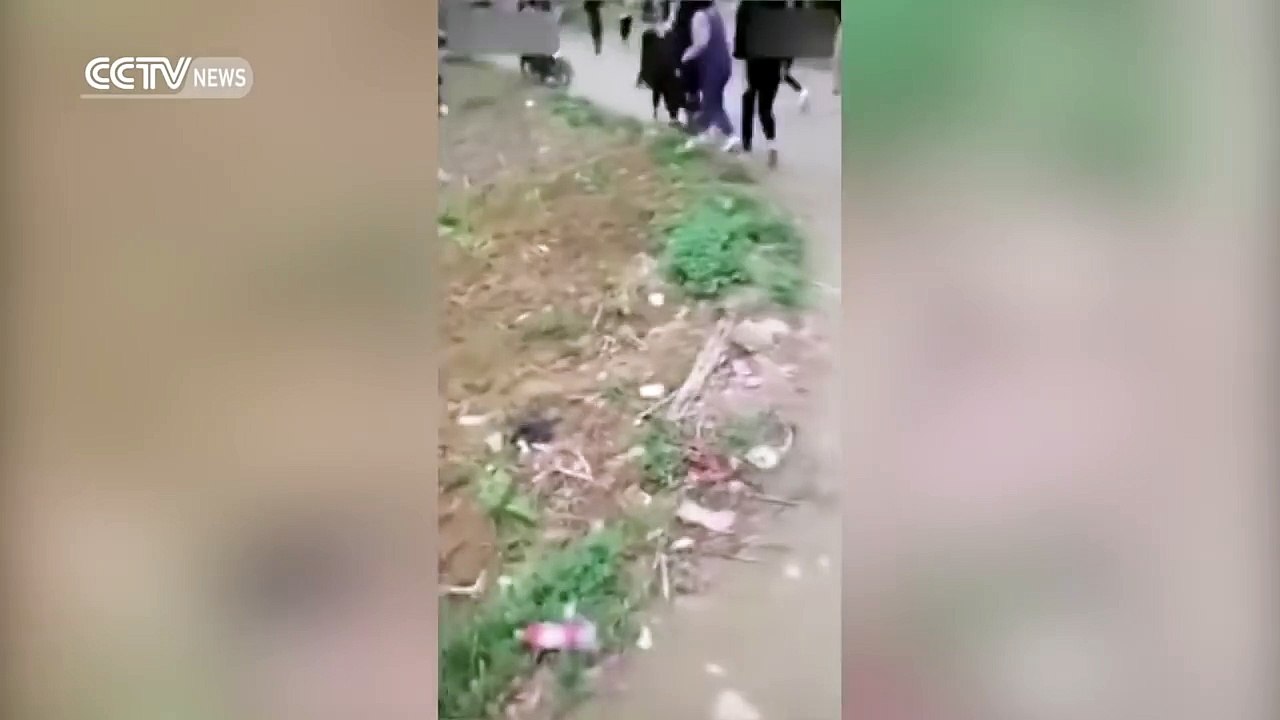 Footage: Girl gangs fight with pipes and machetes in Guangxi