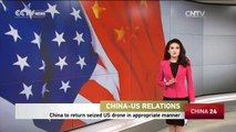 China to return seized US drone in appropriate manner