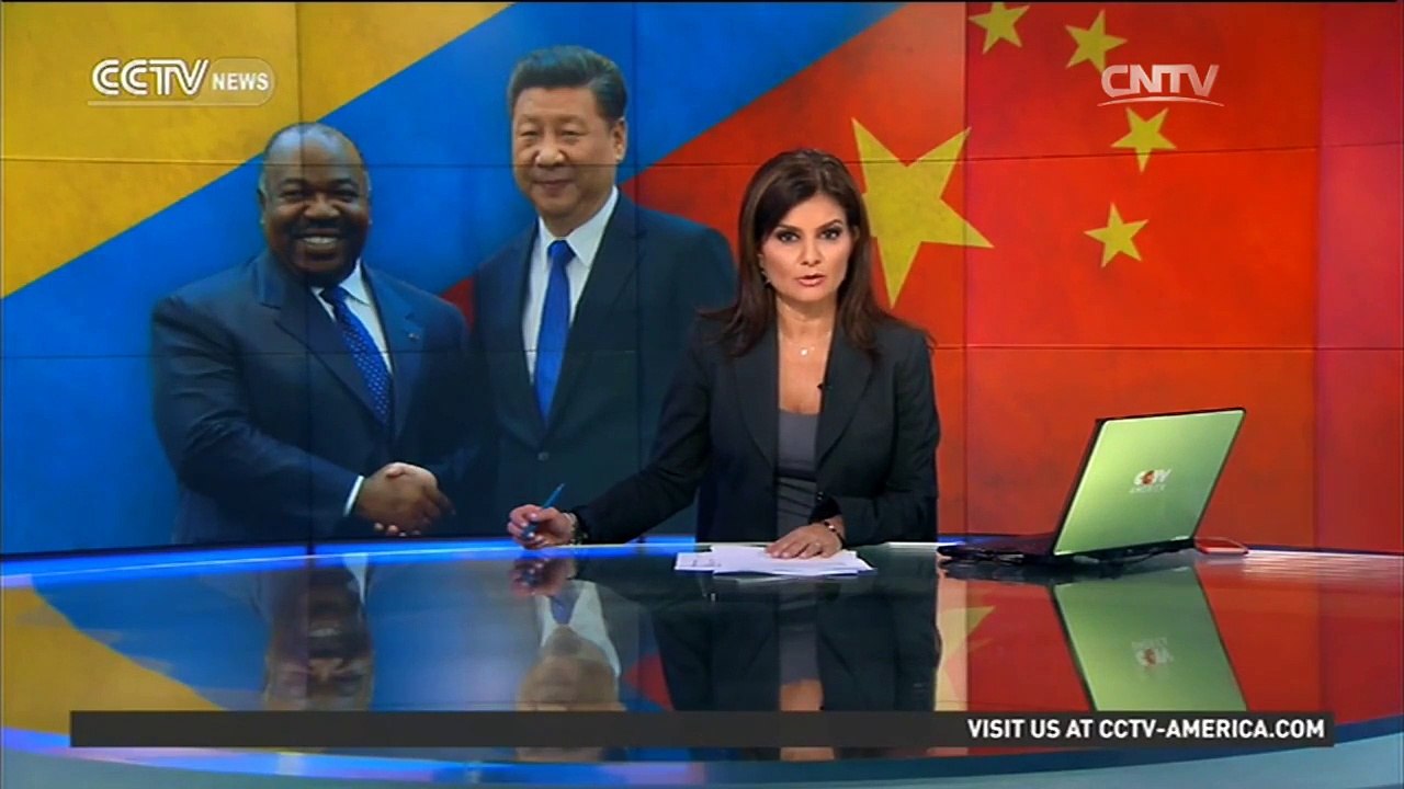 Chinese President Xi Jinping welcomes Ali Bongo Ondimba