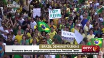 Brazilians demand corruption crackdown from President Temer