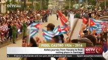 Ashes journey from Havana to final resting place in Santiago