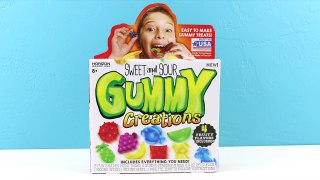 Sweet and Sour Gummies Maker! DIY Easy Gummy Candy Creator