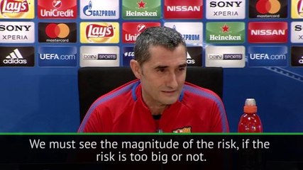 Valverde cautious whether to risk Iniesta against Chelsea
