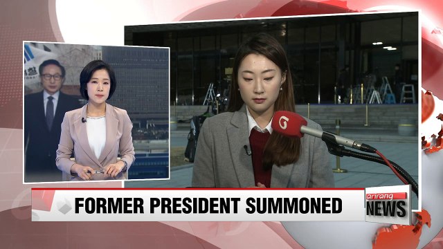 Fmr. president Lee Myung-bak to appear before prosecutors for questioning