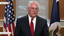 Rex Tillerson’s Farewell Speech Includes Many Thanks, But None For Trump