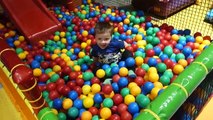 Indoor Playground Family Fun for Kids Play Center Slides Playroom with Balls