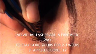 Apply Individual Lashes like a REAL Professional Lasts 3+Weeks Tutorial
