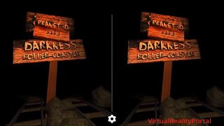 VR App Test: Darkness RollerCoaster