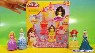 ♥♥♥ Play-Doh Princess Belle Blooming Castle Mix n Match Sparkle Playset ♥ Play dough dress
