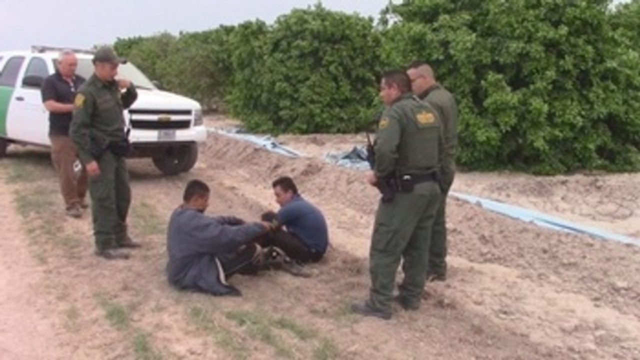 Patrulllas estadounidenses en la frontera con México