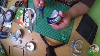 How to Make toy Vespa Scooter Out Of Pocari Sweat Cans
