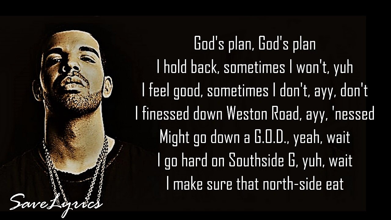 Drake - God's Plan (lyric video) - video Dailymotion