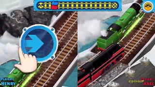 Thomas and Friends: Race On! Henry VS New Friends - Fastest Trains Catch Fire and Dangerous