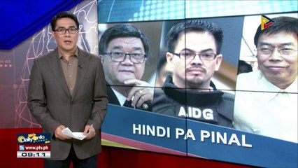 DOJ: Pagbasura sa kaso nila Peter Lim at Espinosa, hindi pa pinal