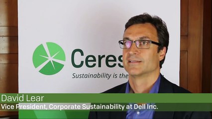 David Lear, Vice President of Sustainability at Dell | Ceres