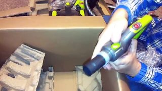 Hoover air bagless canister unboxing and test run