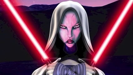 Asajj Ventress Rare Yellow Lightsaber