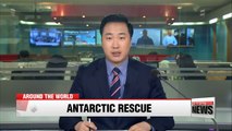 U.S. scientists rescued from Antarctica