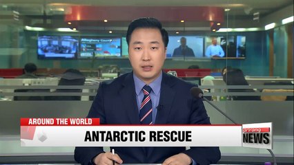 U.S. scientists rescued from Antarctica