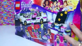 Lego Friends Pop star Limo Build Review Silly Play - Kids Toys