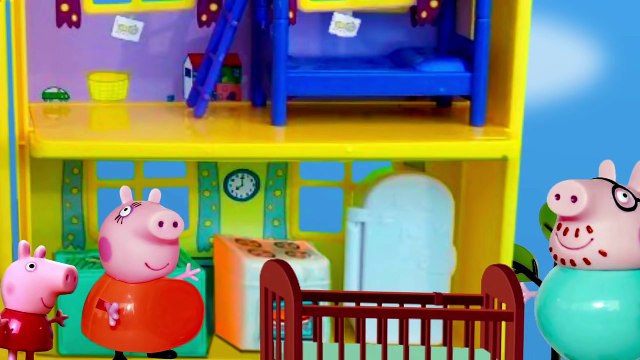 Mamae PIG fica gravida do George e a PEPPA fica com ciumes. Portugues Brasil