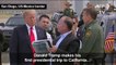 Trump inspects wall prototypes at Mexican border